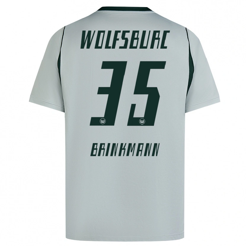 Danxen Kvinder Karla Brinkmann #35 Grå Grøn Udebane Spillertrøjer 2026/27 Trøje T-Shirt