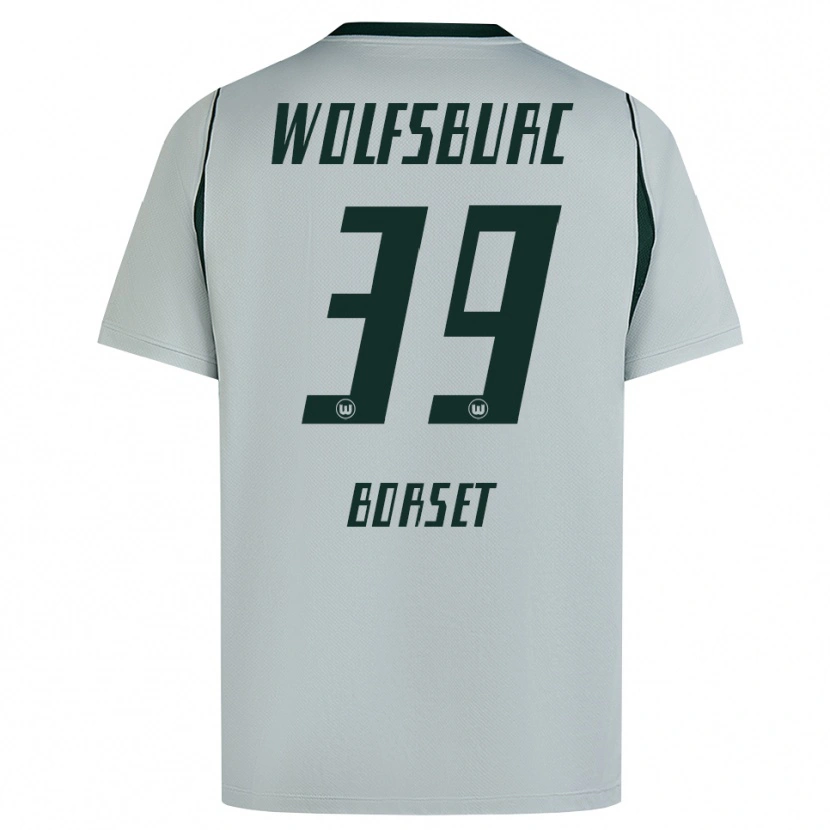 Danxen Kvinder Anders Rønne Børset #39 Grå Grøn Udebane Spillertrøjer 2026/27 Trøje T-Shirt