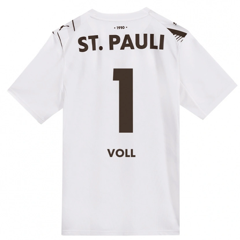 Danxen Kvinder Ben Voll #1 Cafe Hvid Rød Udebane Spillertrøjer 2026/27 Trøje T-Shirt