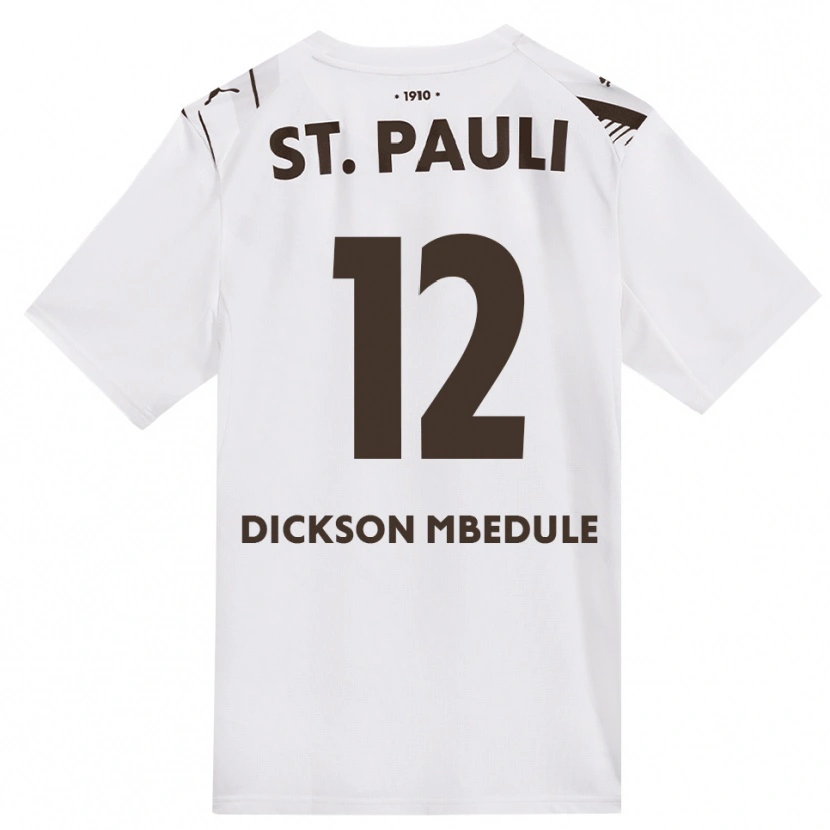 Danxen Kvinder Amani Dickson Mbedule #12 Cafe Hvid Rød Udebane Spillertrøjer 2026/27 Trøje T-Shirt