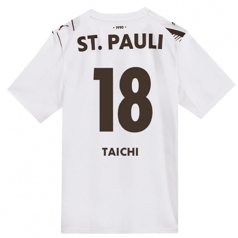 Danxen Kvinder Taichi Hara #18 Cafe Hvid Rød Udebane Spillertrøjer 2026/27 Trøje T-Shirt