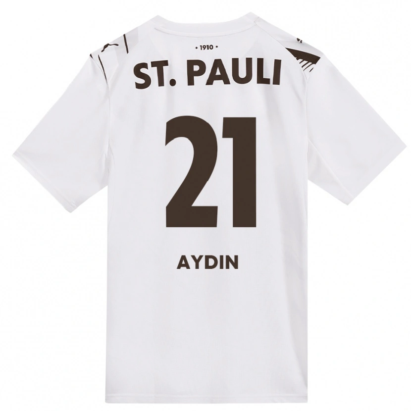 Danxen Kvinder Kenan Aydin #21 Cafe Hvid Rød Udebane Spillertrøjer 2026/27 Trøje T-Shirt