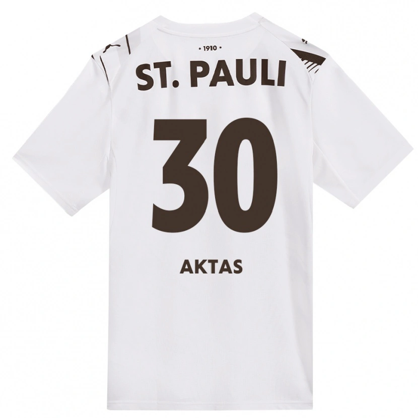 Danxen Kvinder Neyo Aktas #30 Cafe Hvid Rød Udebane Spillertrøjer 2026/27 Trøje T-Shirt