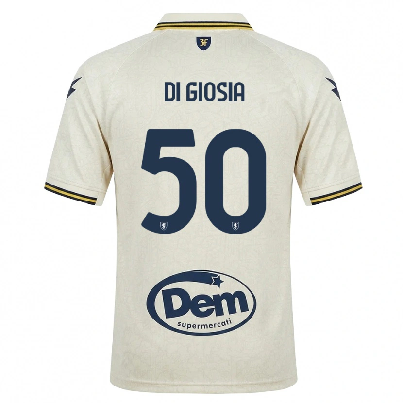 Danxen Kvinder Jacopo Di Giosia #50 Oldlace Gul Sort Udebane Spillertrøjer 2026/27 Trøje T-Shirt