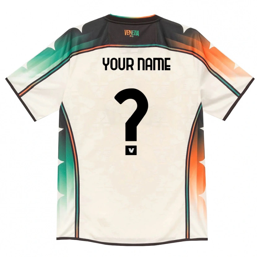 Danxen Kvinder Dit Navn #0 Oldlace Orange Grøn Udebane Spillertrøjer 2026/27 Trøje T-Shirt