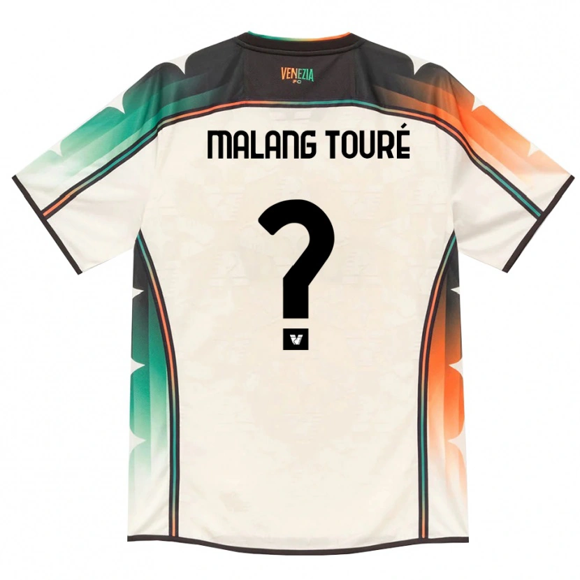 Danxen Kvinder Mohamed Malang Touré #0 Oldlace Orange Grøn Udebane Spillertrøjer 2026/27 Trøje T-Shirt