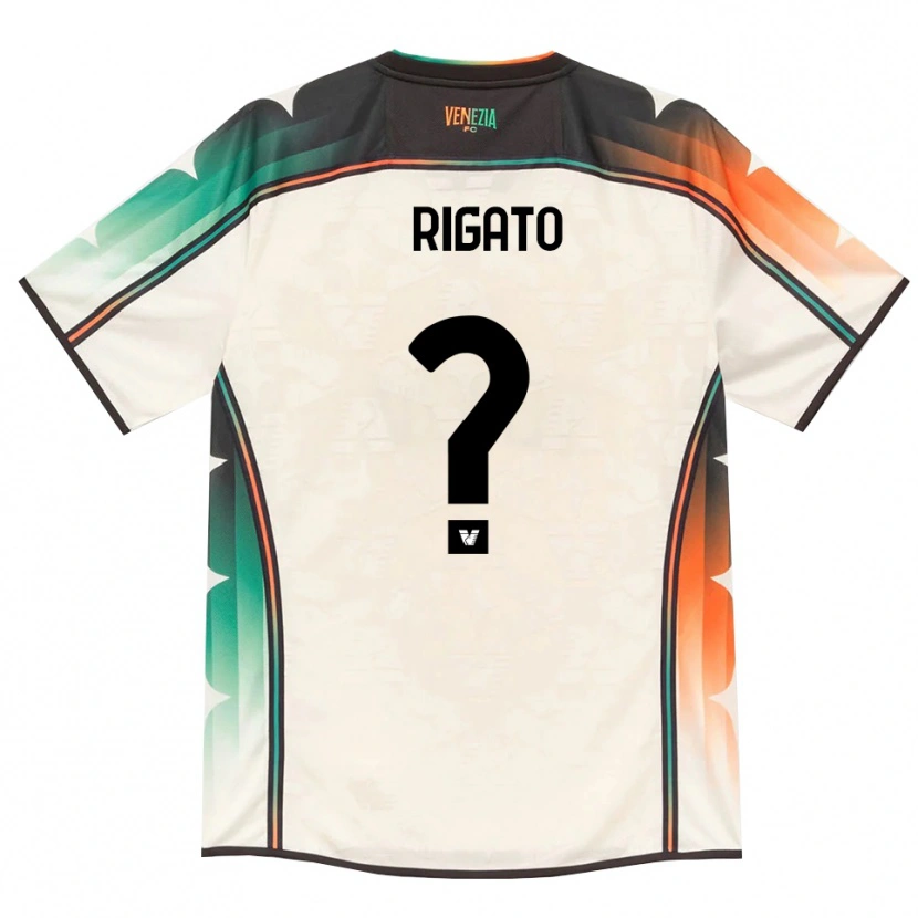 Danxen Kvinder Tommaso Rigato #0 Oldlace Orange Grøn Udebane Spillertrøjer 2026/27 Trøje T-Shirt