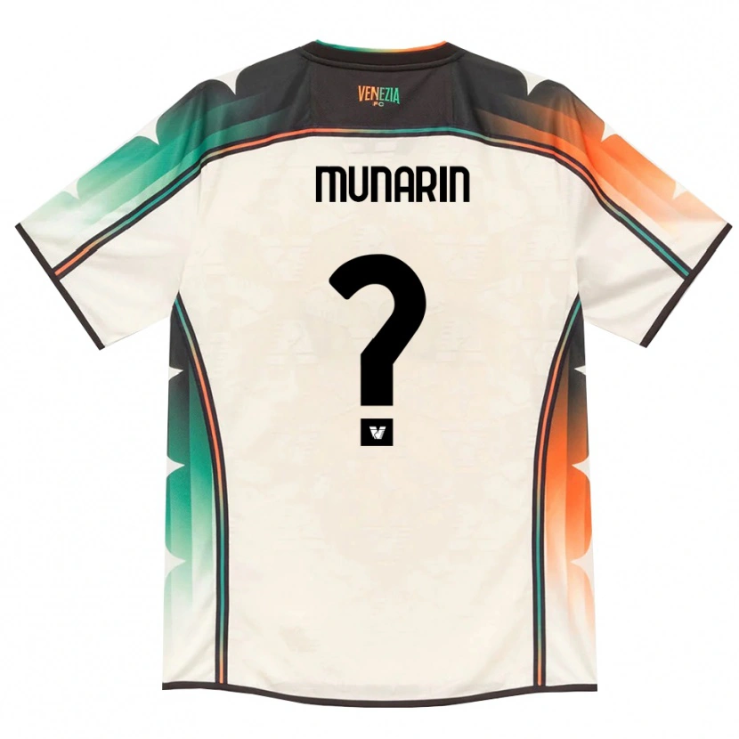 Danxen Kvinder Tommaso Munarin #0 Oldlace Orange Grøn Udebane Spillertrøjer 2026/27 Trøje T-Shirt