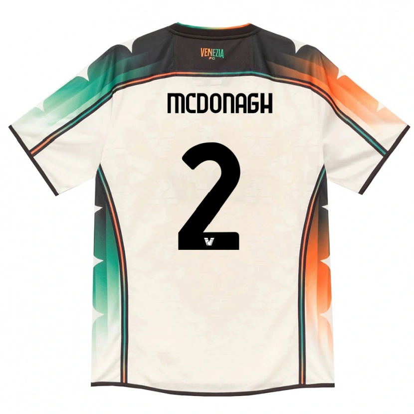 Danxen Kvinder Oisin Mcdonagh #2 Oldlace Orange Grøn Udebane Spillertrøjer 2026/27 Trøje T-Shirt