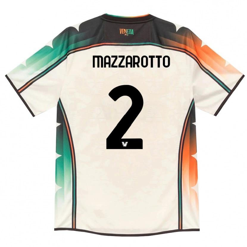 Danxen Kvinder Jacopo Mazzarotto #2 Oldlace Orange Grøn Udebane Spillertrøjer 2026/27 Trøje T-Shirt
