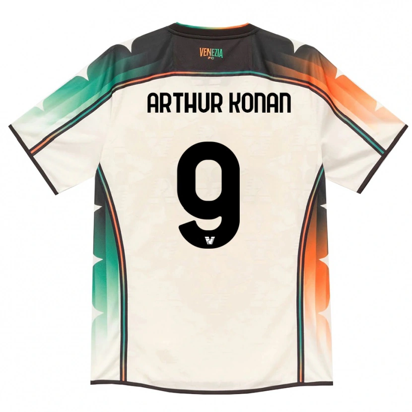 Danxen Kvinder Demoye Arthur Konan #9 Oldlace Orange Grøn Udebane Spillertrøjer 2026/27 Trøje T-Shirt