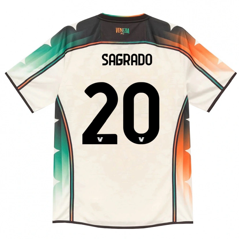 Danxen Kvinder Richie Sagrado #20 Oldlace Orange Grøn Udebane Spillertrøjer 2026/27 Trøje T-Shirt