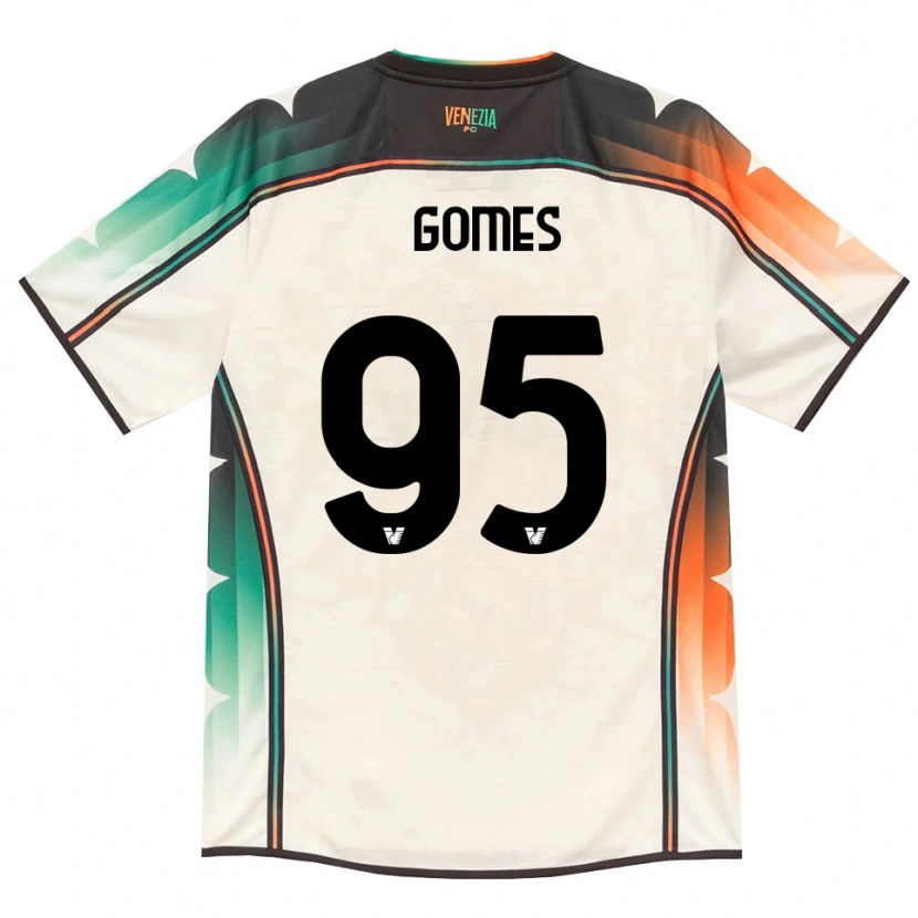 Danxen Kvinder Ale Gomes #95 Oldlace Orange Grøn Udebane Spillertrøjer 2026/27 Trøje T-Shirt