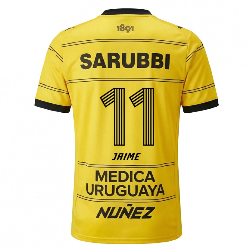 Danxen Kvinder Leonel Jaime #11 Gul Sort Udebane Spillertrøjer 2026/27 Trøje T-Shirt