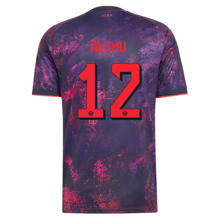 Danxen Kvinder Liul Alemu #12 Lilla Rød Tredje Sæt Spillertrøjer 2026/27 Trøje T-Shirt