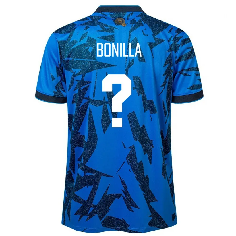 Danxen Børn El Salvador Nelson Bonilla #0 Blå Hjemmebane Spillertrøjer 24-26 Trøje T-Shirt