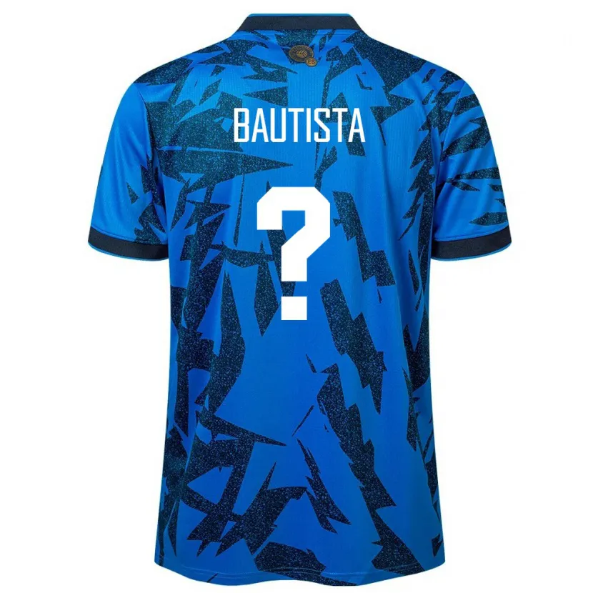Danxen Børn El Salvador Ezequiel Bautista #0 Blå Hjemmebane Spillertrøjer 24-26 Trøje T-Shirt