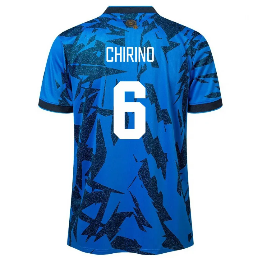 Danxen Børn El Salvador Alejandra Chirino #6 Blå Hjemmebane Spillertrøjer 24-26 Trøje T-Shirt