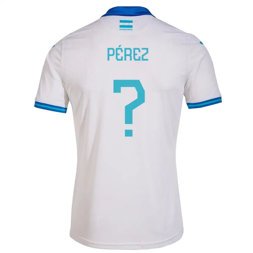 Danxen Børn Honduras Stedman Pérez #0 Hvid Hjemmebane Spillertrøjer 24-26 Trøje T-Shirt