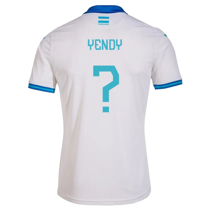 Danxen Børn Honduras Yendy Martínez #0 Hvid Hjemmebane Spillertrøjer 24-26 Trøje T-Shirt