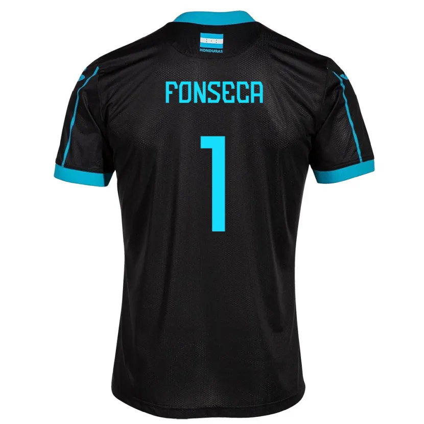 Danxen Børn Honduras Harold Fonseca #1 Sort Udebane Spillertrøjer 24-26 Trøje T-Shirt