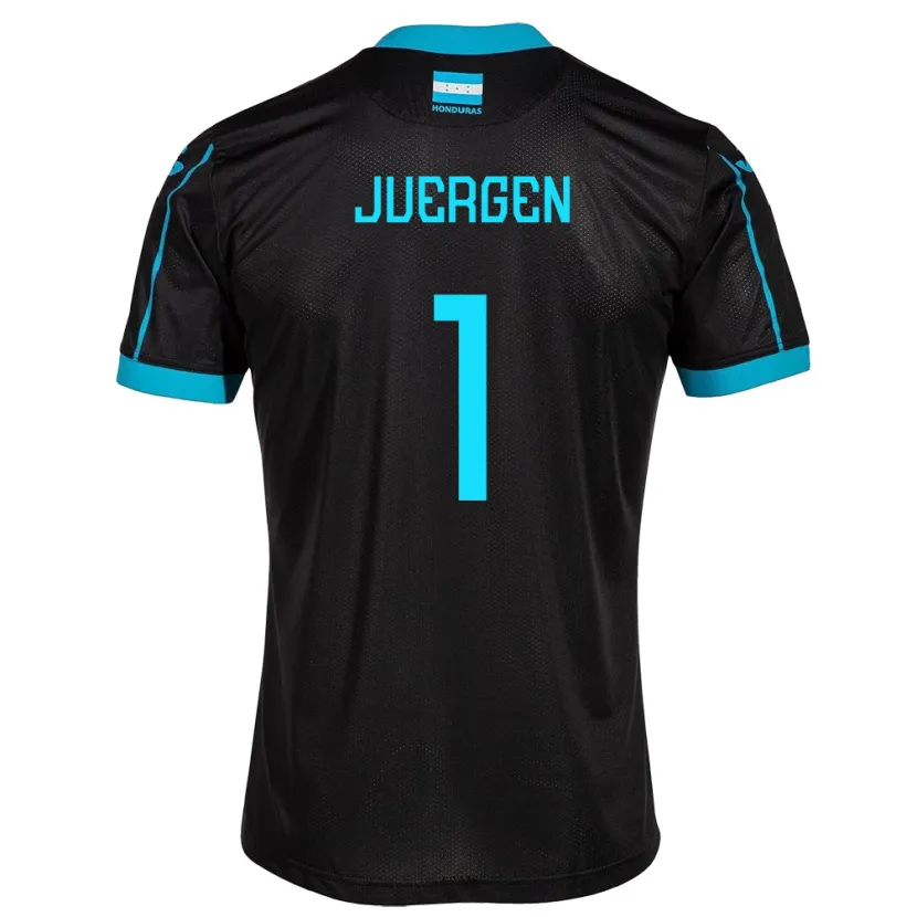 Danxen Børn Honduras Juergen García #1 Sort Udebane Spillertrøjer 24-26 Trøje T-Shirt