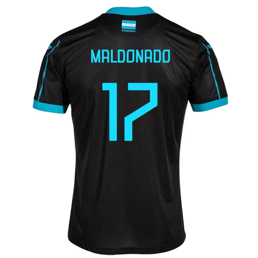 Danxen Børn Honduras Axel Maldonado #17 Sort Udebane Spillertrøjer 24-26 Trøje T-Shirt