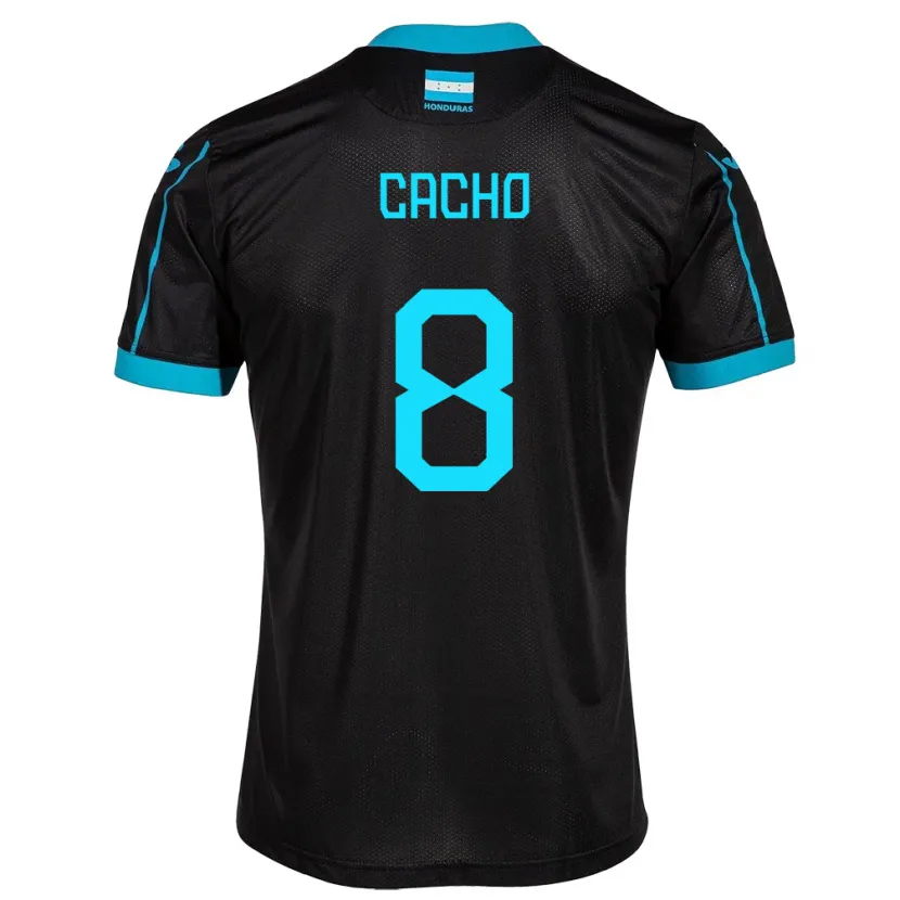 Danxen Børn Honduras Daylor Cacho #8 Sort Udebane Spillertrøjer 24-26 Trøje T-Shirt