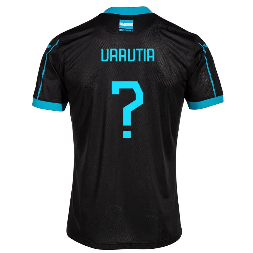 Danxen Børn Honduras Nathalie Urrutia #0 Sort Udebane Spillertrøjer 24-26 Trøje T-Shirt