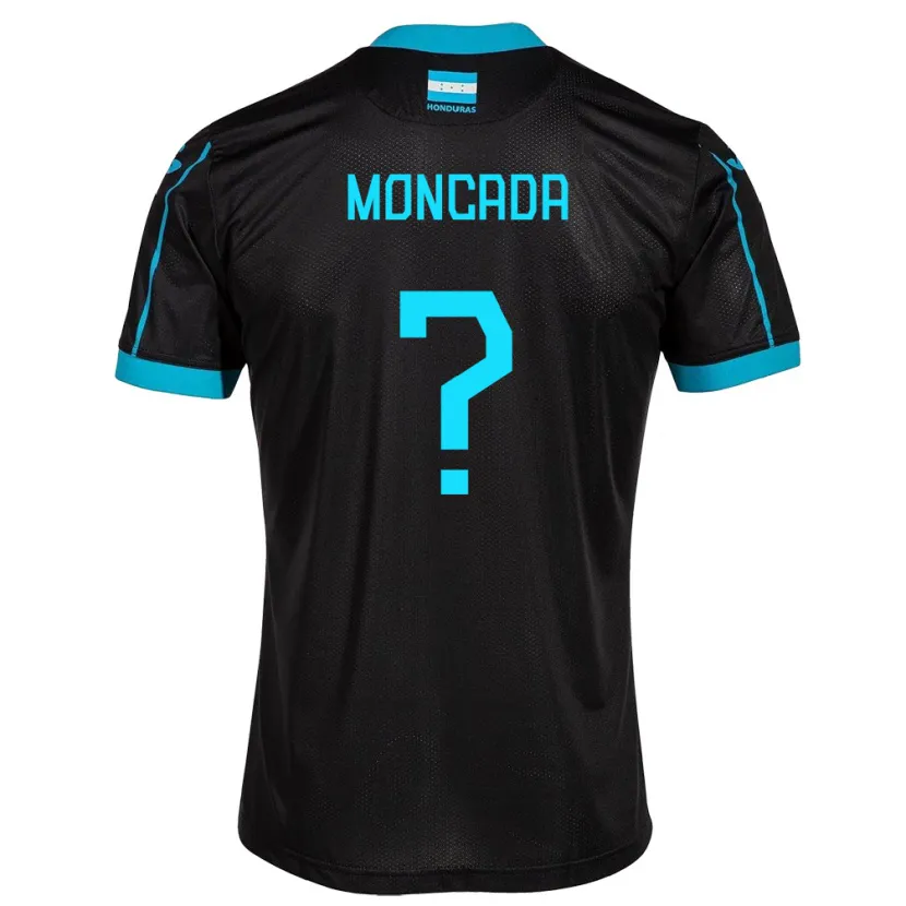 Danxen Børn Honduras Linda Moncada #0 Sort Udebane Spillertrøjer 24-26 Trøje T-Shirt