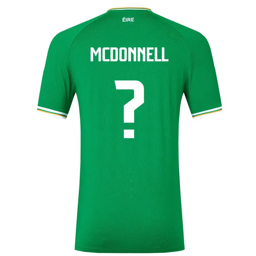 Danxen Mænd Irland Grady Mcdonnell #0 Grøn Hjemmebane Spillertrøjer 24-26 Trøje T-Shirt