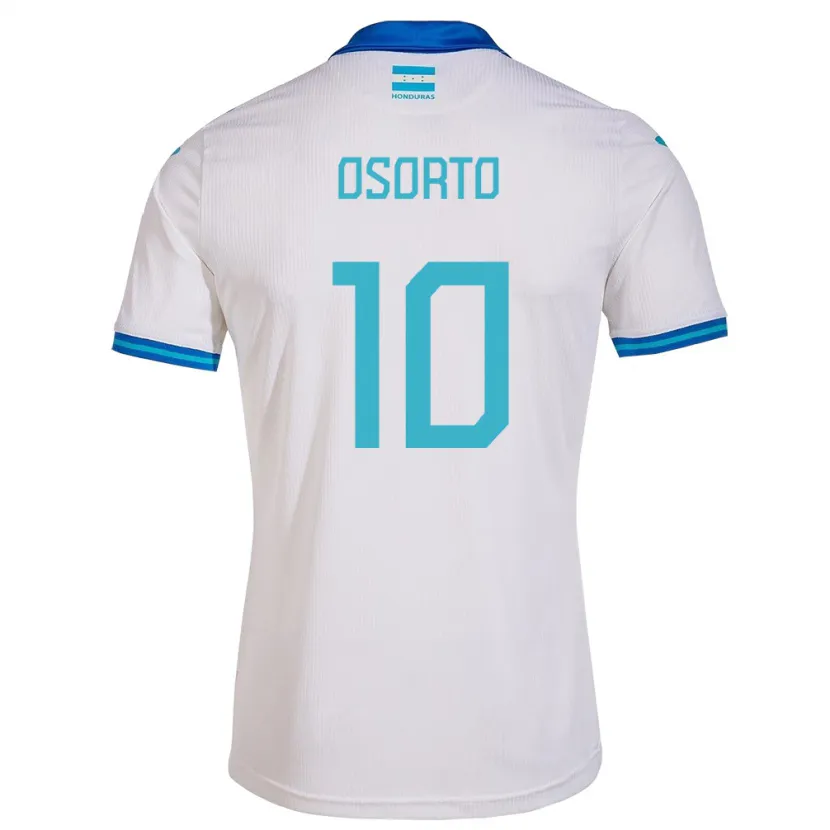Danxen Mænd Honduras Roberto Osorto #10 Hvid Hjemmebane Spillertrøjer 24-26 Trøje T-Shirt