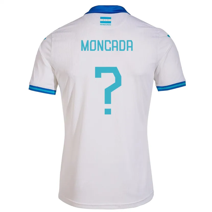 Danxen Mænd Honduras Linda Moncada #0 Hvid Hjemmebane Spillertrøjer 24-26 Trøje T-Shirt