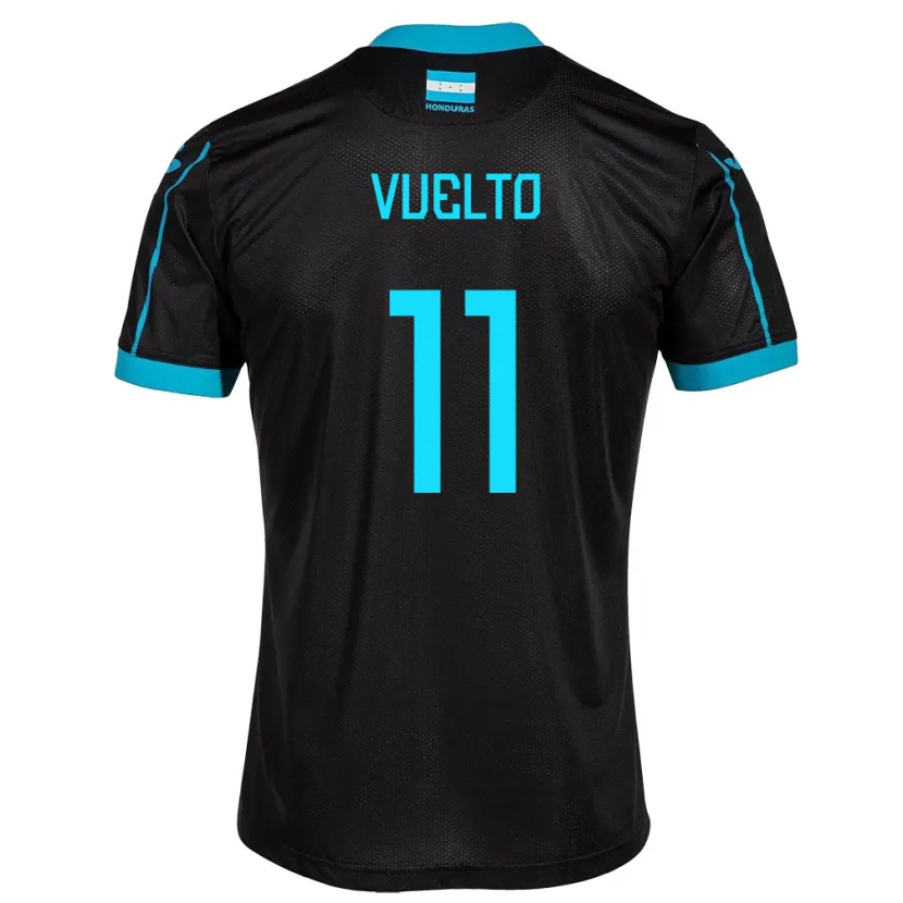 Danxen Mænd Honduras Darixon Vuelto #11 Sort Udebane Spillertrøjer 24-26 Trøje T-Shirt