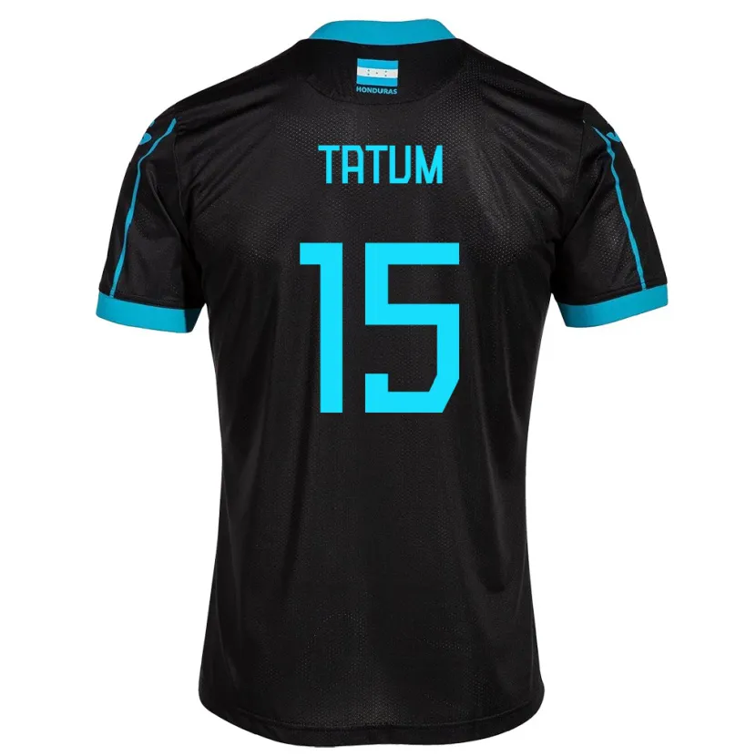 Danxen Mænd Honduras Anfronit Tatum #15 Sort Udebane Spillertrøjer 24-26 Trøje T-Shirt