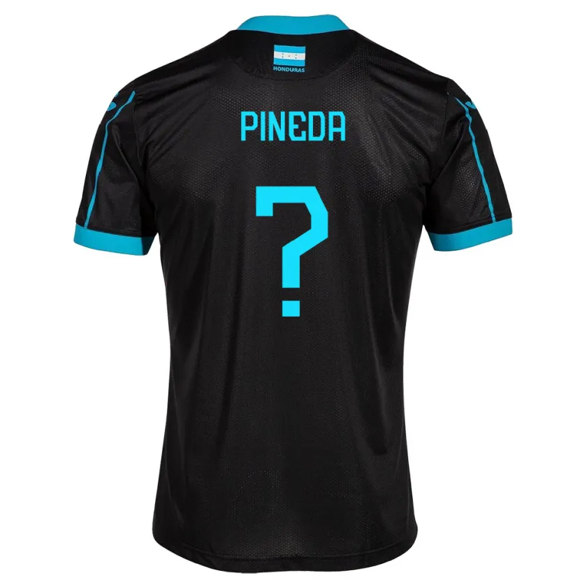 Danxen Mænd Honduras Marcela Pineda #0 Sort Udebane Spillertrøjer 24-26 Trøje T-Shirt