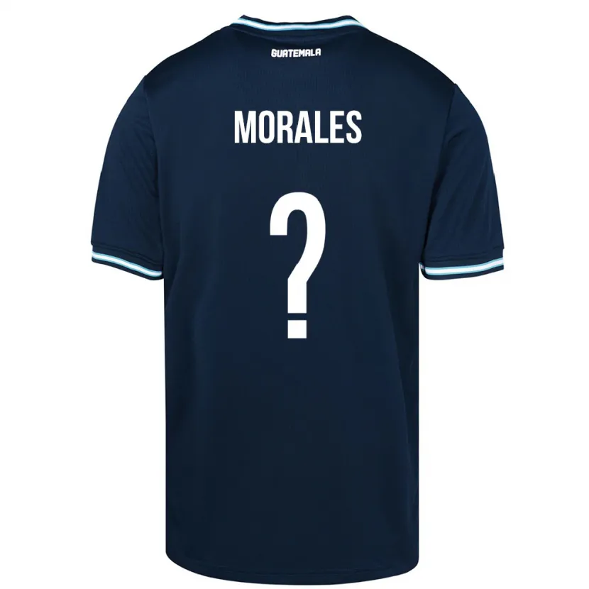 Danxen Mænd Guatemala Karla Morales #0 Blå Udebane Spillertrøjer 24-26 Trøje T-Shirt