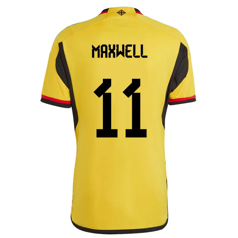 Danxen Mænd Nordirland Danielle Maxwell #11 Hvid Udebane Spillertrøjer 24-26 Trøje T-Shirt