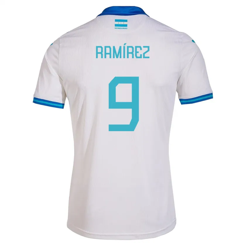 Danxen Kvinder Honduras Truimali Ramírez #9 Hvid Hjemmebane Spillertrøjer 24-26 Trøje T-Shirt