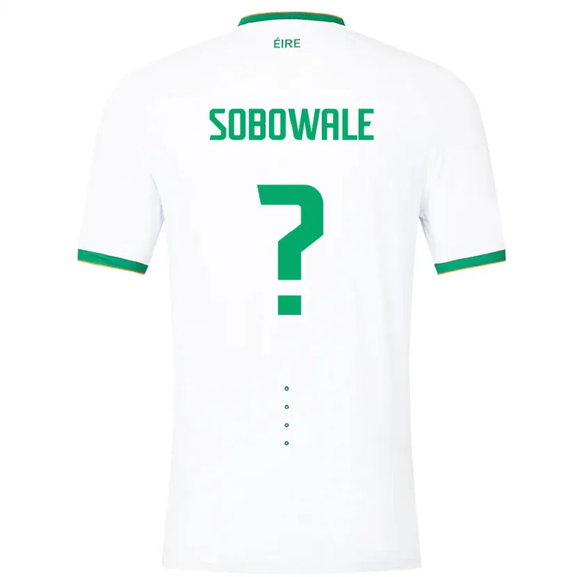 Danxen Kvinder Irland Timi Sobowale #0 Hvid Udebane Spillertrøjer 24-26 Trøje T-Shirt