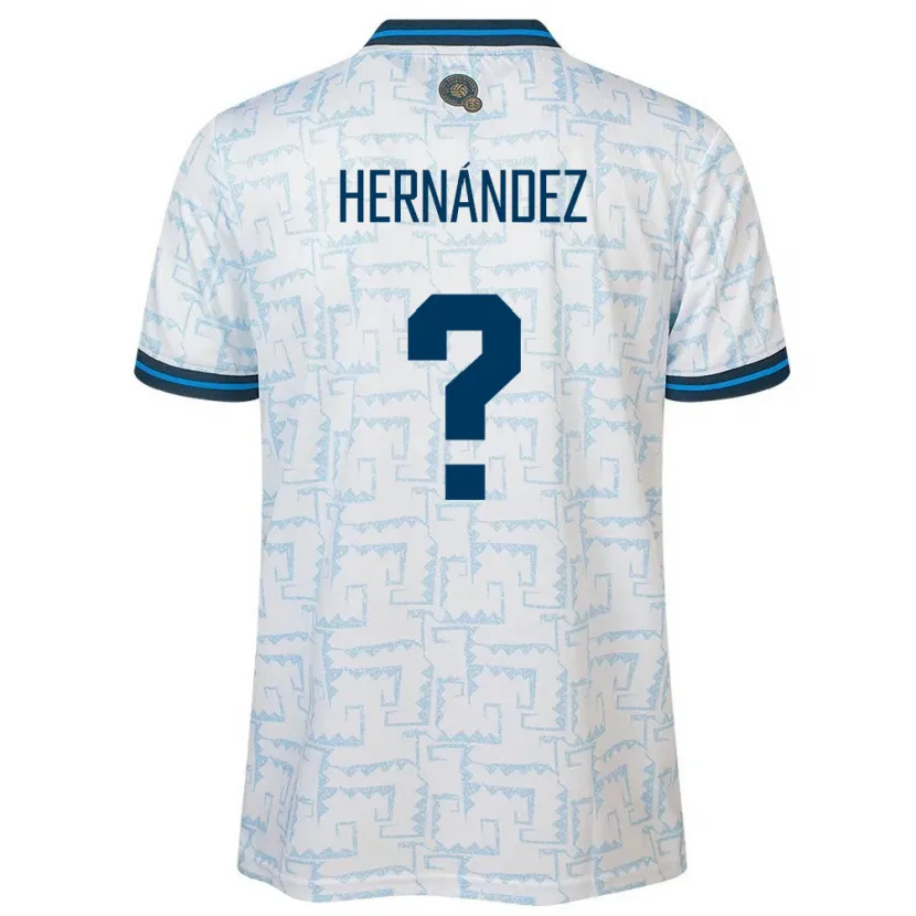 Danxen Kvinder El Salvador Irma Dolores Hernández #0 Hvid Udebane Spillertrøjer 24-26 Trøje T-Shirt