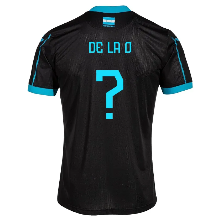 Danxen Kvinder Honduras Kerlyn De La O #0 Sort Udebane Spillertrøjer 24-26 Trøje T-Shirt