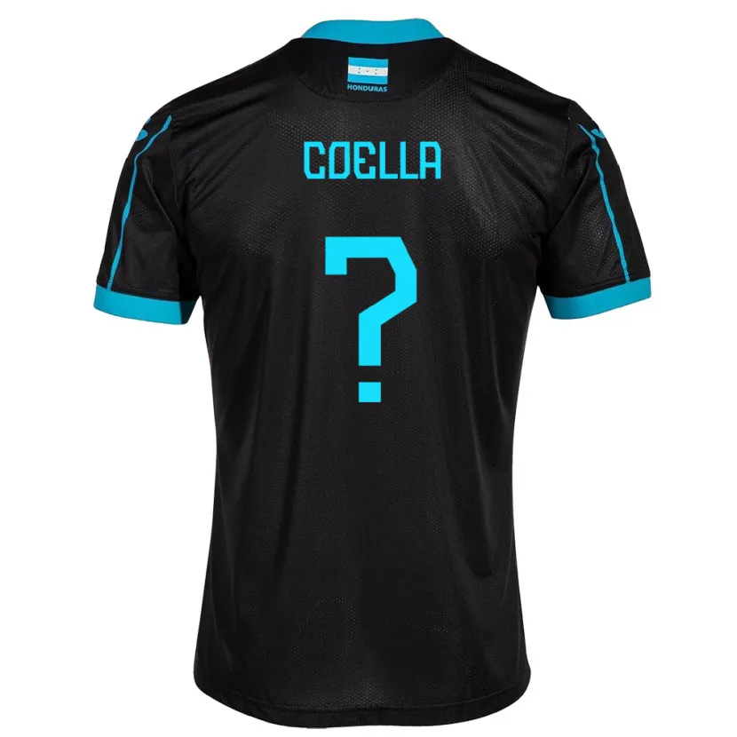 Danxen Kvinder Honduras Suzana Coella #0 Sort Udebane Spillertrøjer 24-26 Trøje T-Shirt