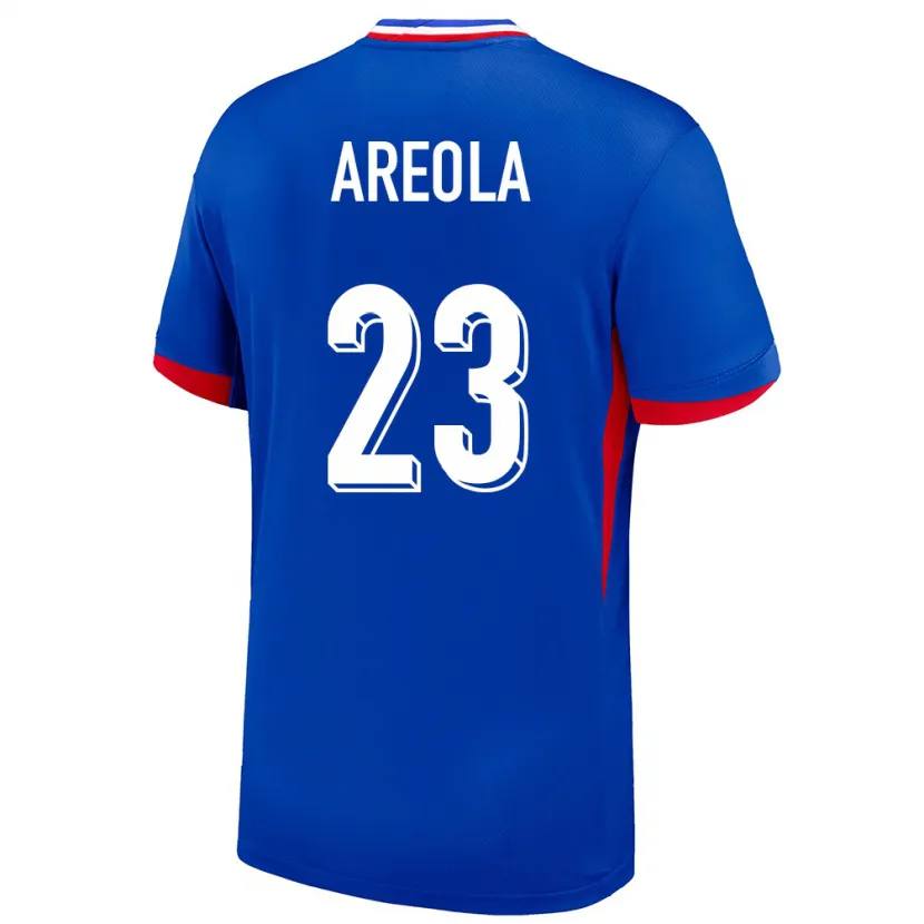 Danxen Børn Frankrig Alphonse Areola #23 Blå Hjemmebane Spillertrøjer 24-26 Trøje T-Shirt