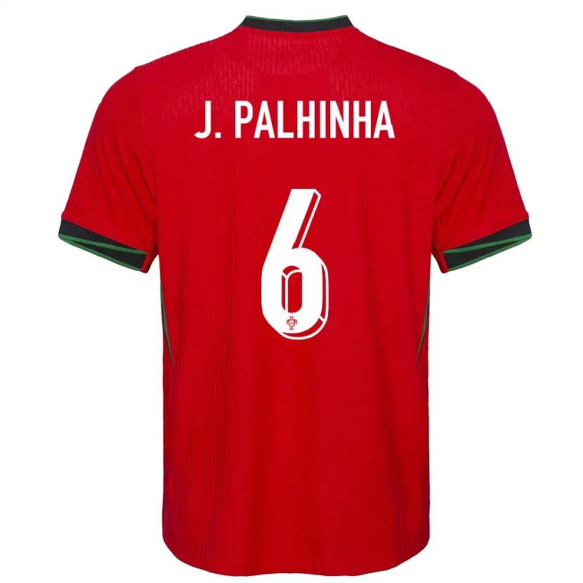 Danxen Børn Portugal Joao Palhinha #6 Rød Hjemmebane Spillertrøjer 24-26 Trøje T-Shirt