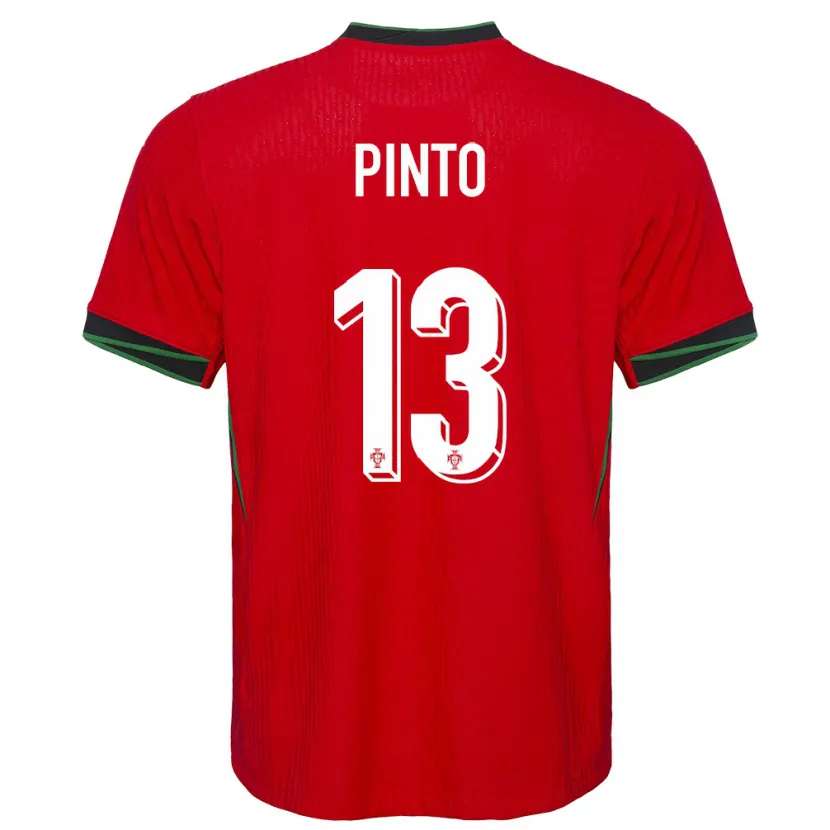 Danxen Børn Portugal Fatima Pinto #13 Rød Hjemmebane Spillertrøjer 24-26 Trøje T-Shirt