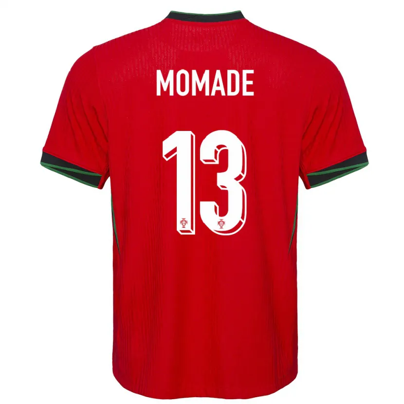 Danxen Børn Portugal Rayhan Momade #13 Rød Hjemmebane Spillertrøjer 24-26 Trøje T-Shirt