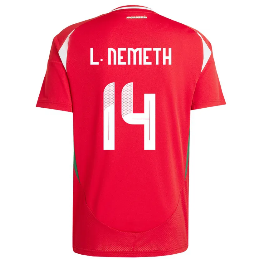 Danxen Børn Ungarn Loretta Németh #14 Rød Hjemmebane Spillertrøjer 24-26 Trøje T-Shirt