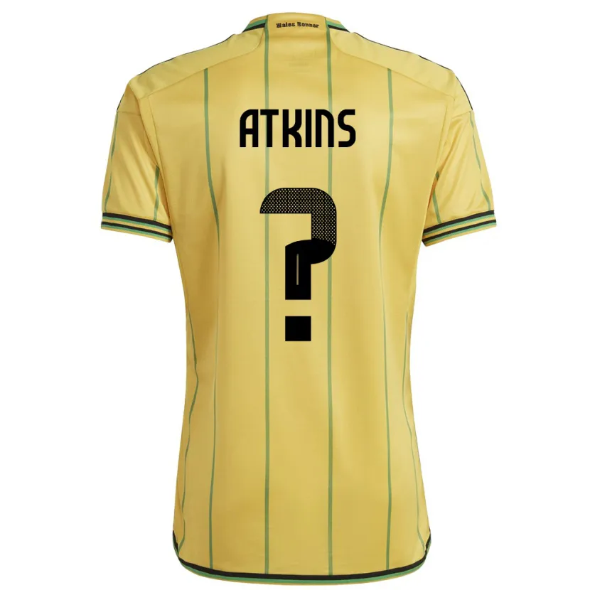 Danxen Børn Jamaica Maliah Atkins #0 Gul Hjemmebane Spillertrøjer 24-26 Trøje T-Shirt