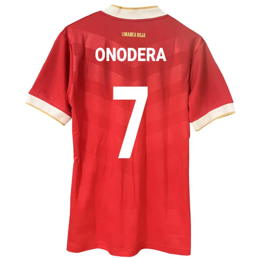Danxen Børn Panama Alison Onodera #7 Rød Hjemmebane Spillertrøjer 24-26 Trøje T-Shirt